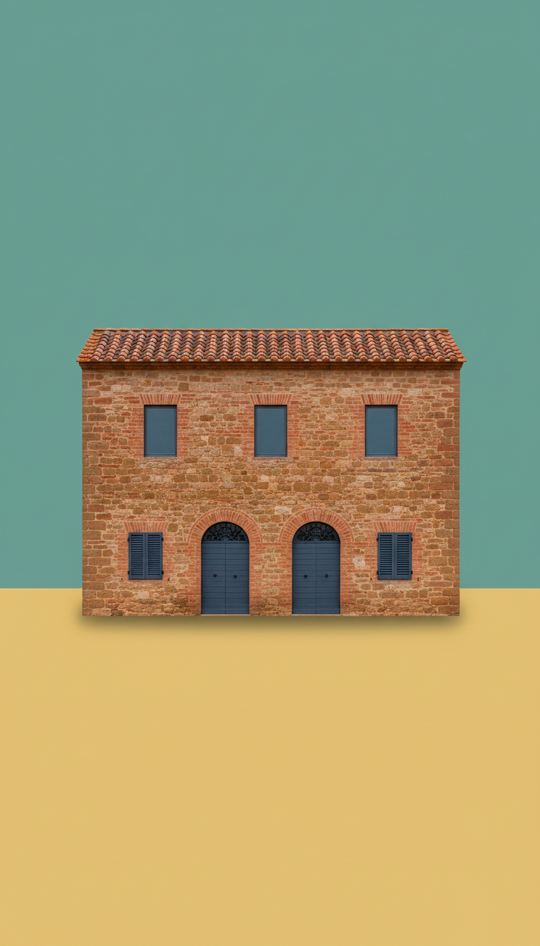 Tuscan Countryside Farmhouse With Olive Grove
